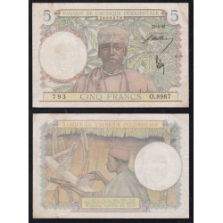 Africa occidentale 5 Francs 1942