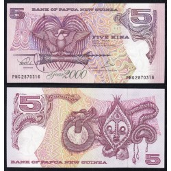 Papua new Guinea 5 Kina 2000