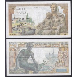 Francia 1.000 Francs 1942