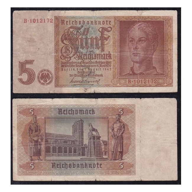 Germania 5 Reichsmark 1942