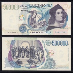 500.000 Lire 1997 Raffaello Sanzio