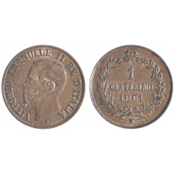 1 Centesimo 1861 Zecca di Milano