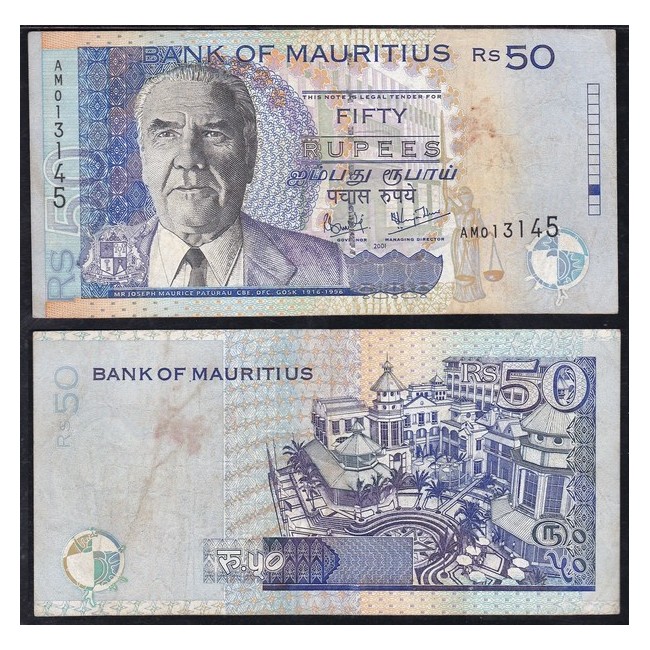 Mauritius 50 Rupees 2001