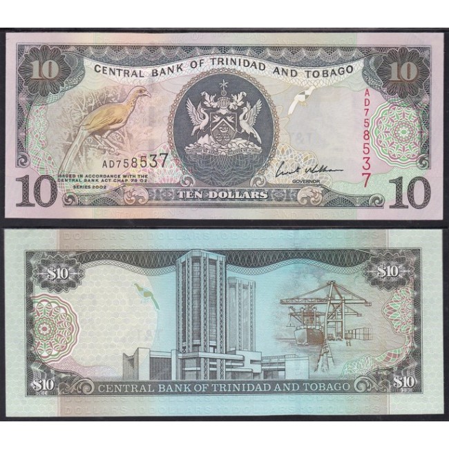 Trinidad and Tobago 10 Dollars 2002
