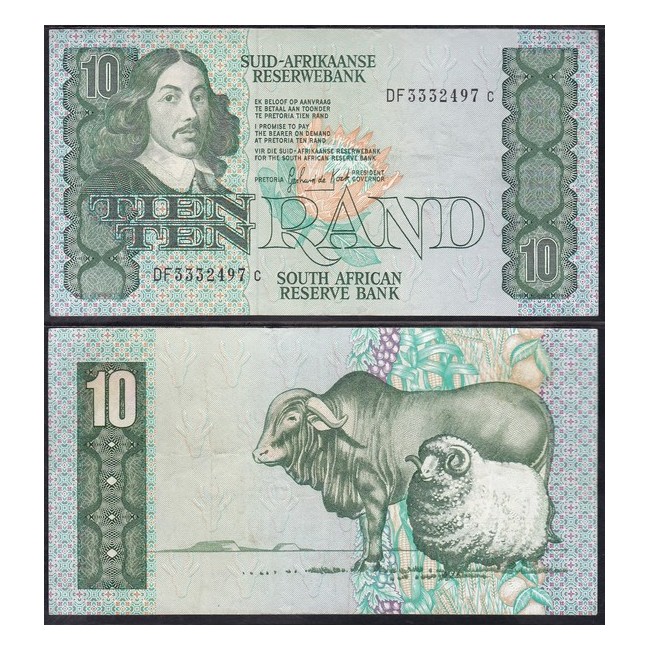Sud Africa 10 Rand 1981