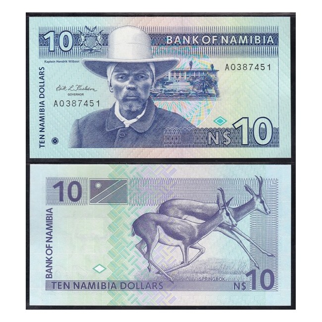 Namibia 10 Namibia Dollars 1993