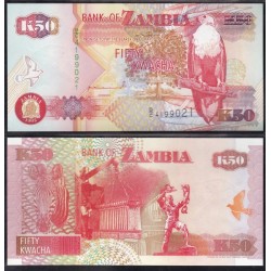 Zambia 50 Kwacha 1992