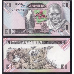 Zambia 1 Kwacha 1980-88