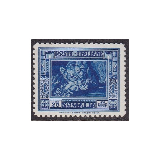 1932 Pittorica 1° emissione. 25 lire azzurro