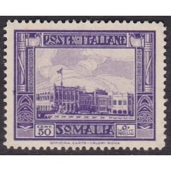 1935-38 Pittorica 2° emissione. 50 centesimi violetto