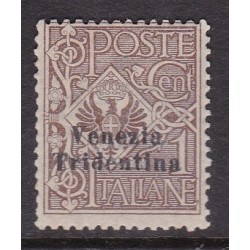 Alto Adige 1918 Francobolli d'Italia del 1901-17 soprastampati