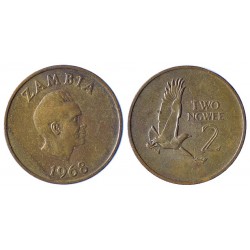 Zambia 2 Ngwee1968
