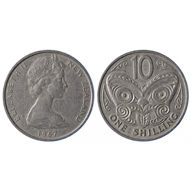 Nuova Zelanda 10 Cents 1967