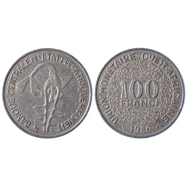 Africa Ovest 100 Francs 1980