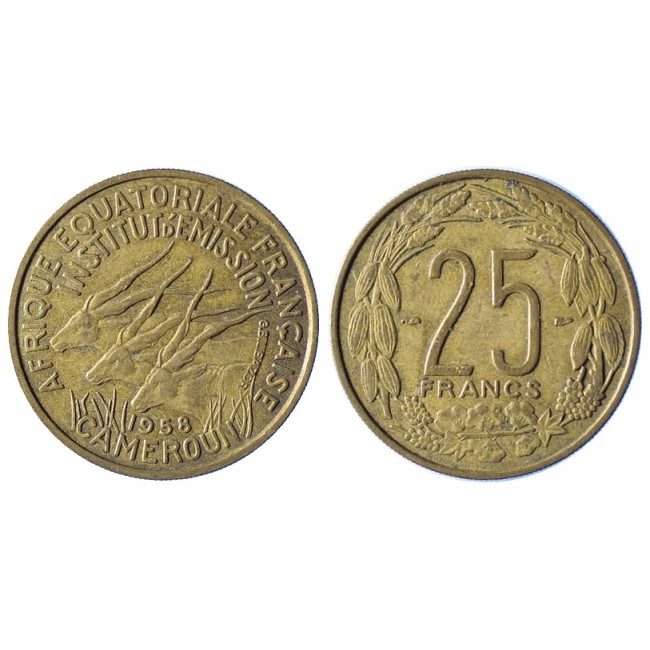 Africa Equatoriale francese 25 Francs 1958