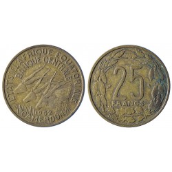 Africa Equatoriale francese 25 Francs 1962
