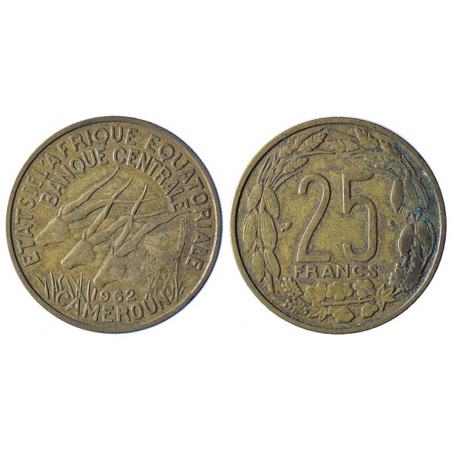 Africa Equatoriale francese 25 Francs 1962