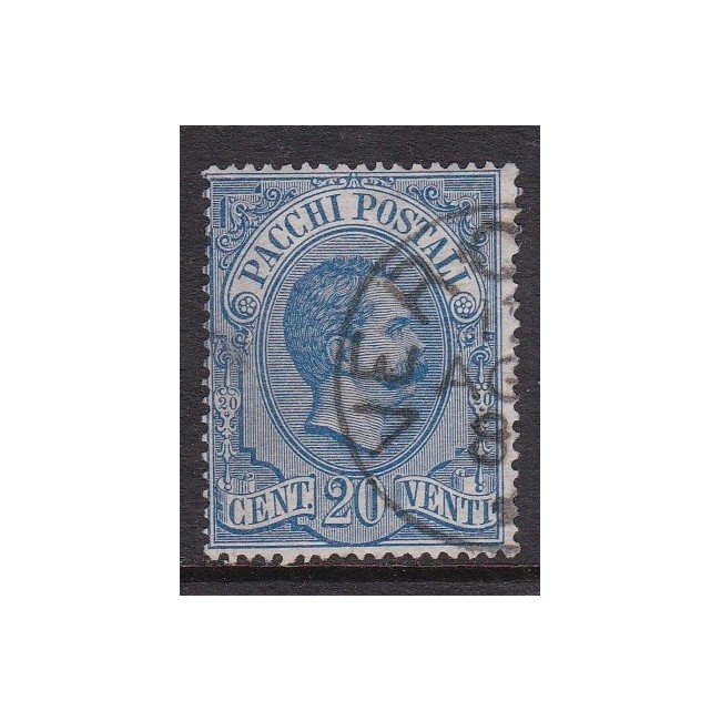 1884-86 Pacchi Postali Effige di Umberto I