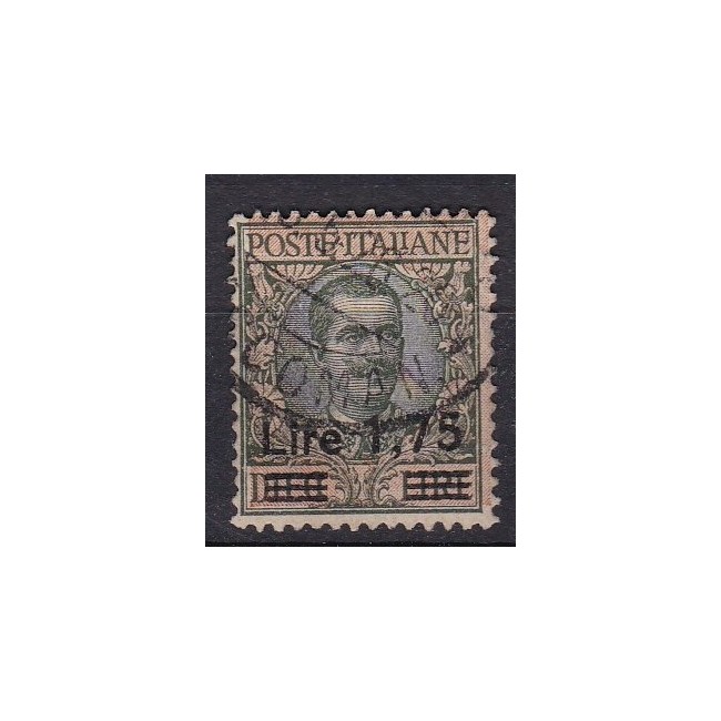 1924-25 Francobolli del 1901-23  soprastampati lire 1,75 su 10 l.