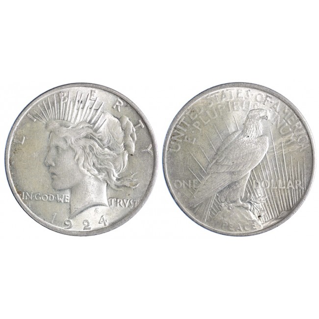 USA Peace Dollar 1924