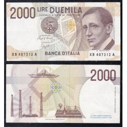 Biglietti di banca 2.000 Lire 2001 Guglielmo Marconi (Serie sostitutiva)