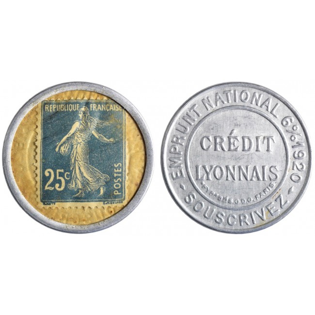 Francia - gettone da 25 Francs 1920