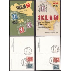 1959 Manifestazioni filateliche internazionali Sicilia 59