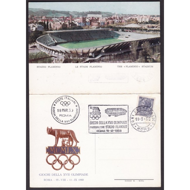 1959 Inaugurazione dello stadio Flaminio per le olimpiadi di Roma