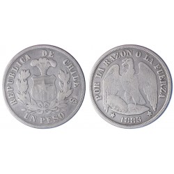 Messico Peso 1883
