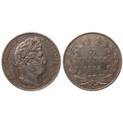 Francia 5 Francs 1844