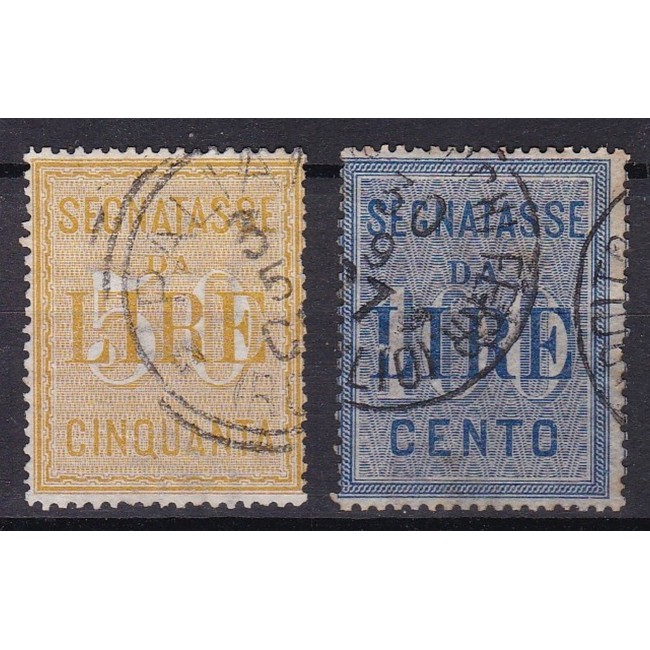1903 Segnatasse - Tipo del 1884 (n.15-16) in colori cambiati