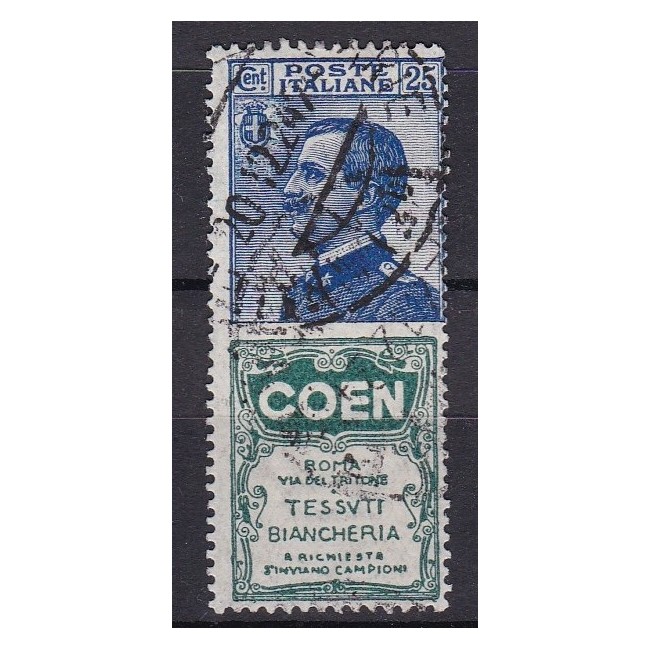 1924-25 Francobolli pubblicitari - 25 c. Coen