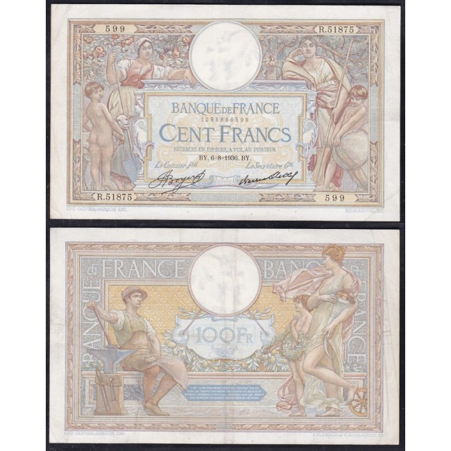 Francia 100 Francs 1936