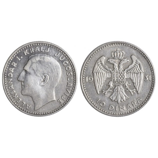 Jugoslavia 10 Dinara 1931