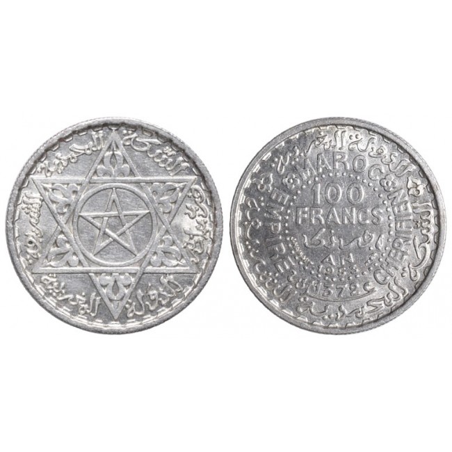 Marocco 100 Francs 1953 (1372)
