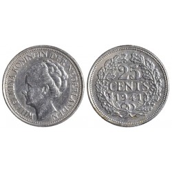 Paesi Bassi 25 Cents 1919