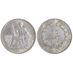 Indo Cina Francese 20 Cents 1930