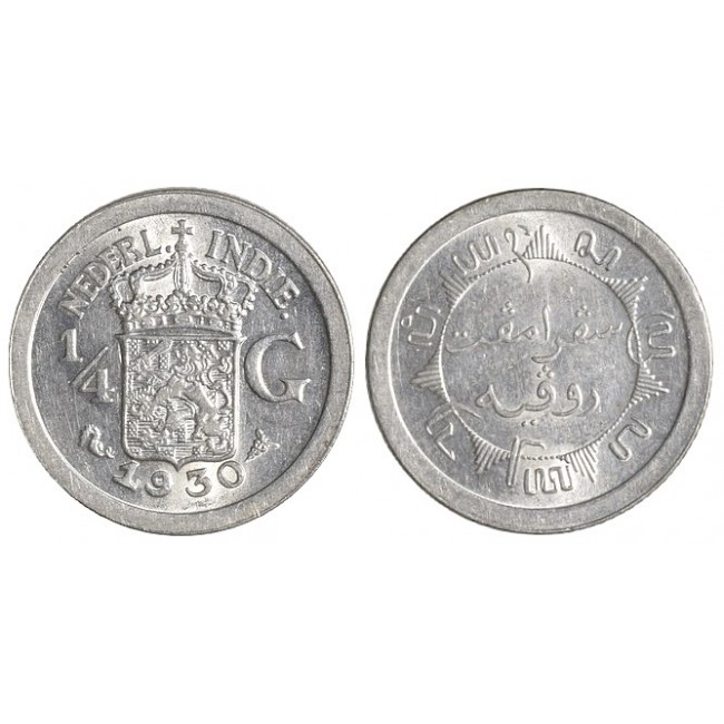 Indie orientali olandesi 1/4 Gulden 1930