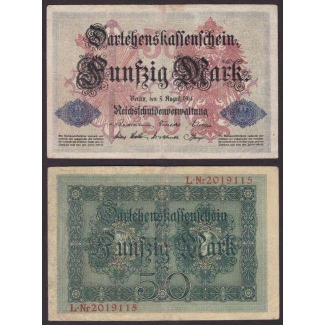 Germania 50 Mark 1914