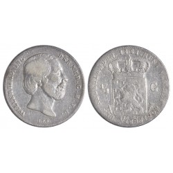 Paesi Bassi 1/2 Gulden 1861