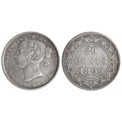 Newfoundland 20 Cents 1899