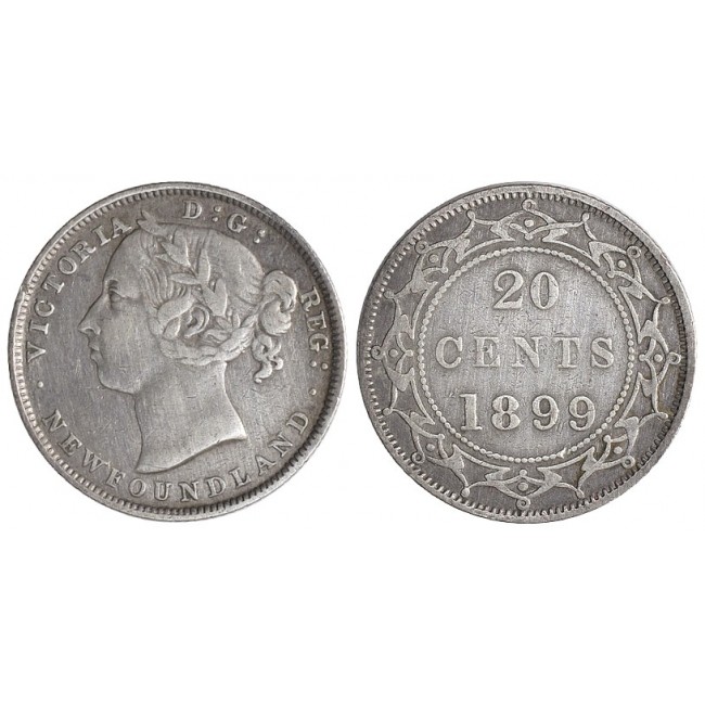 Newfoundland 20 Cents 1899