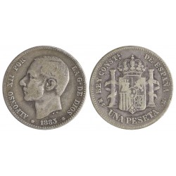 Spagna Peseta 1883