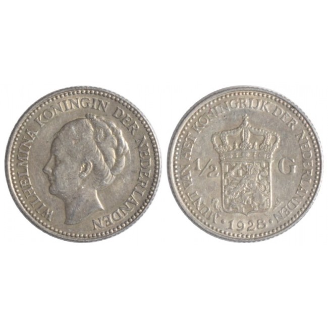 Paesi Bassi 1/2 Gulden 1928
