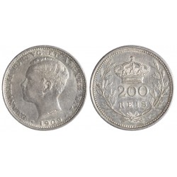 Portogallo 200 Reis 1909
