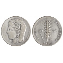 Grecia 10 Drachmai 1930