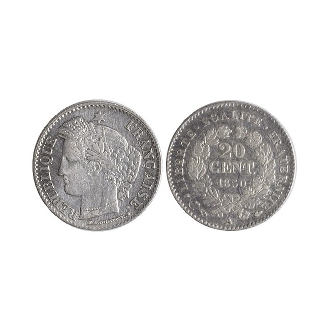 Francia 20 Centimes 1850