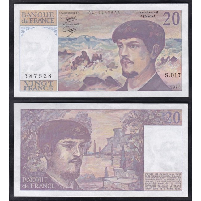 Francia 20 Francs 1986