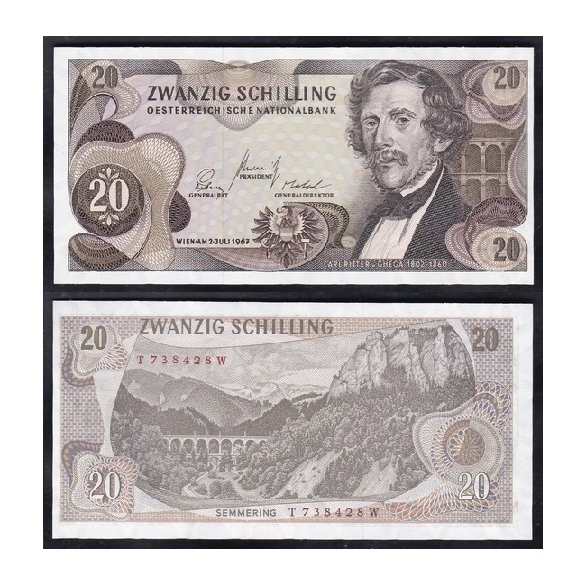 Austria 20 Shilling 1967