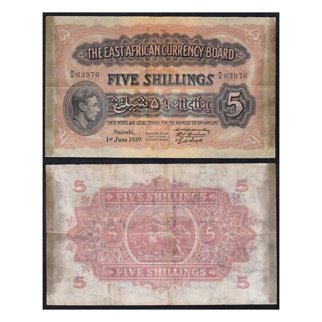 Africa est 5 Shilling 1939
